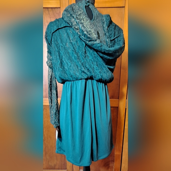 🎡NWT ART CLASS long sleeve midi dress. Size L (10-12) - Picture 8 of 12